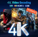 Smart StickTv Android 14, 4K - i96 D10, Google Tv, UltraHD .