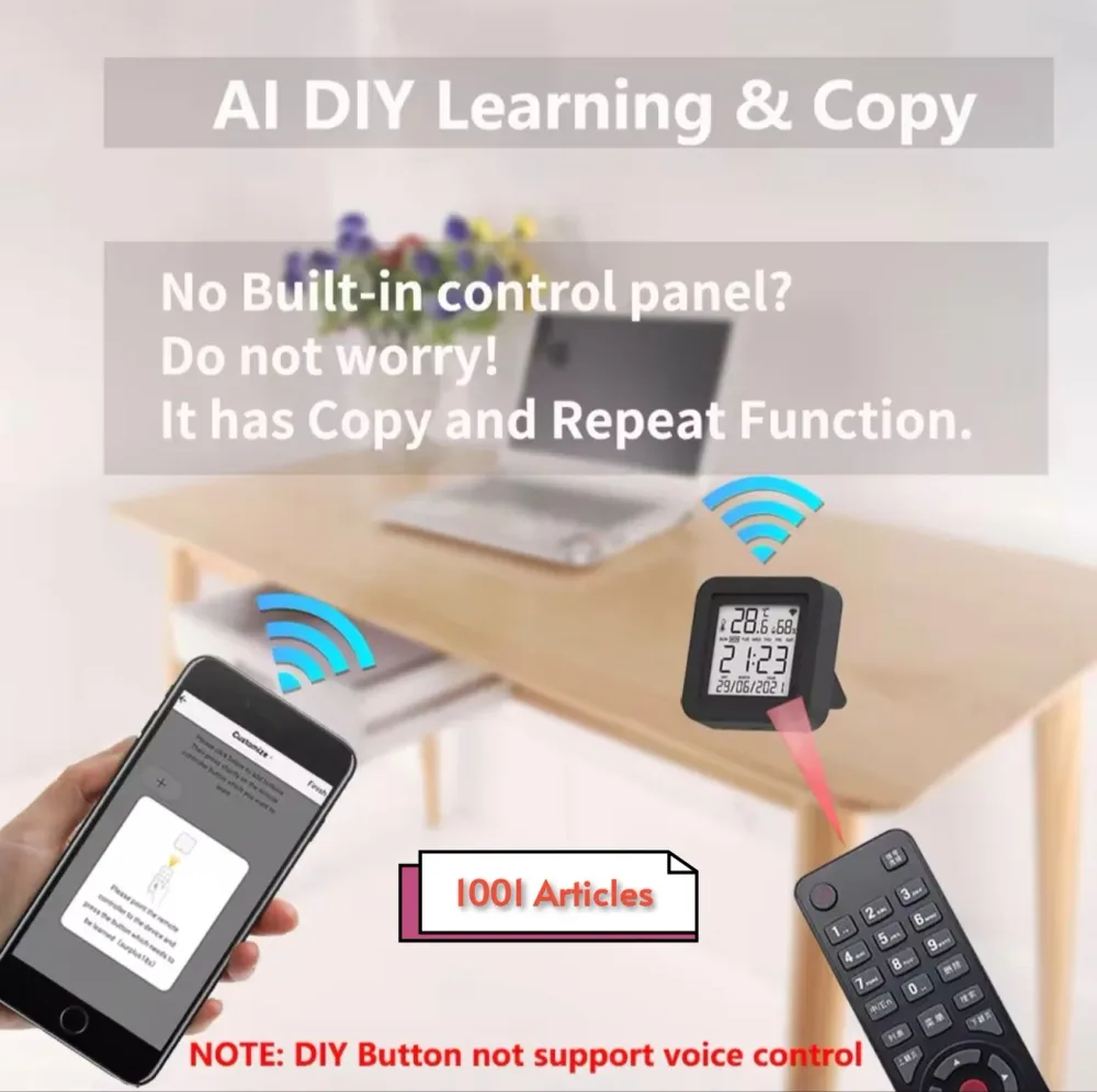 Tuya Smart IR Remote - Télécommande universelle connectée et hygromètre