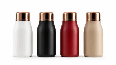 🍾 Bouteille Isotherme Compacte – Finition Métallisée