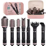 Kit de coiffage PACK ENZO Professional 7-in-1 1500W – Système de Coiffage Multifonction avec 7 Accessoires EN-760