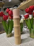 Moulin à Épices en Bois Style Bambou — Rose et Bleu