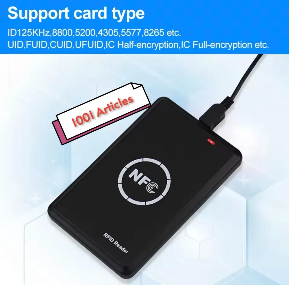 Lecteur de carte à puce NFC copieur et duplicateur RFID
