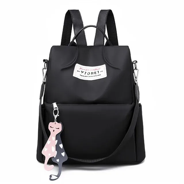 Sac à dos oxford Antivol étanche Pour Femme – Noir