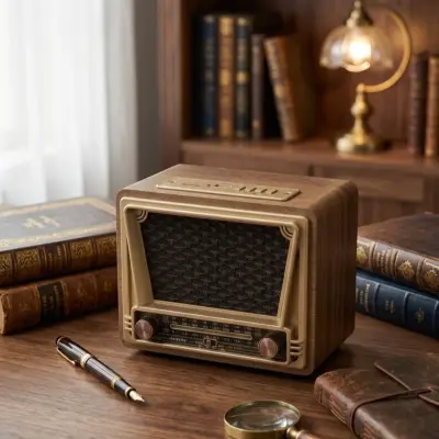 Radio, baffe, Bluetooth, vintage