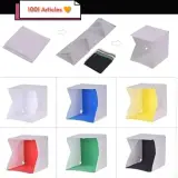 Mini Box Light LED, portable, pliable, double lumière