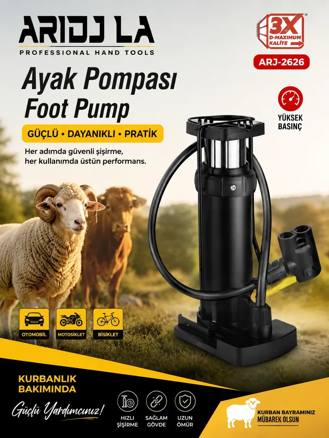 pompe à pied Aridj