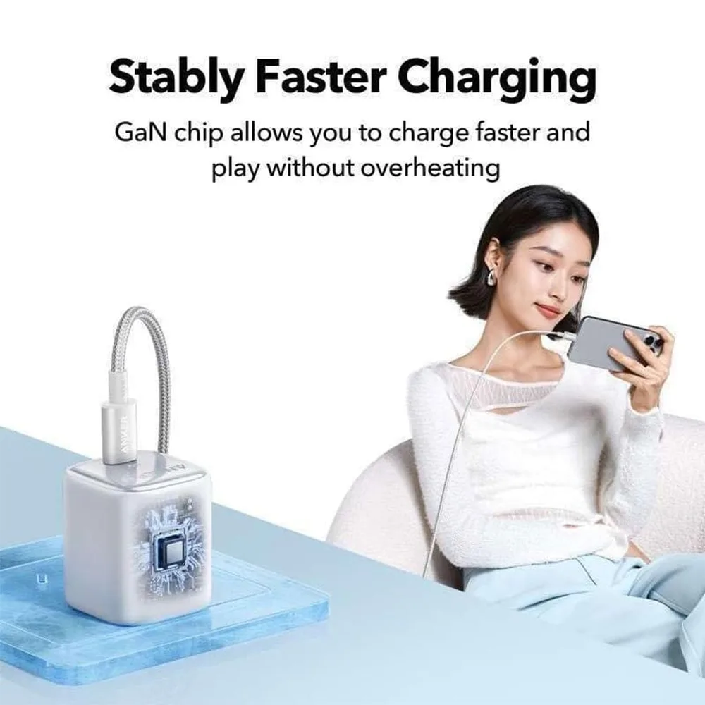 Boite Chargeur Anker Zolo Original 20W USB-C - شاحن أصلي