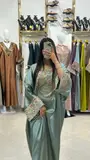 ROBE EN SATIN