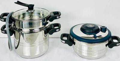 طقم قدور الضغط BBf الاحترافي (6 قطع) – Cocottes BBF 5 + 7L