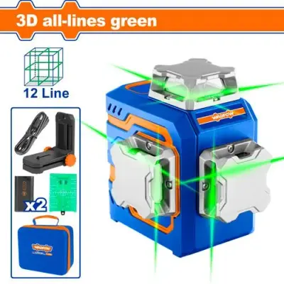 Niveau Laser 3D 12LIGNE WADFOW WLE2M12
