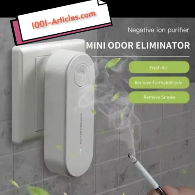 Mini purificateur d'air à ions négatifs, élimination de la fumée