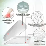 Semelles de chaussures orthopédiques pour augmenter la hauteur 3.5cm - نعل زيادة الطول وتصحيح القوام