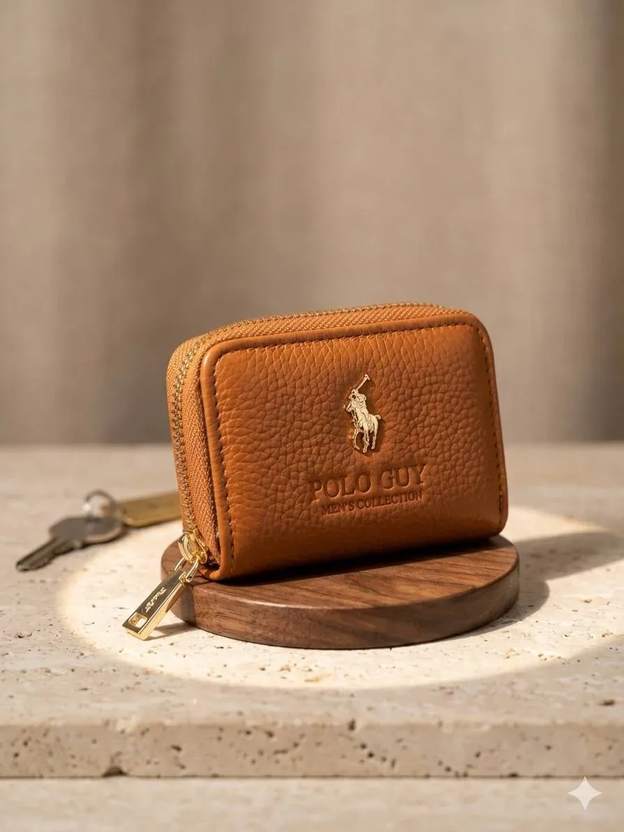 Portefeuille Zippé "Polo Guy"