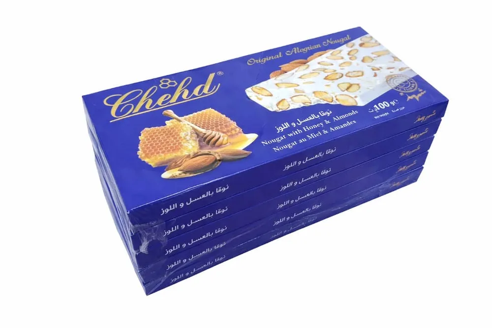 نوقا بالعسل و اللوز 100 غ / 5 قطع