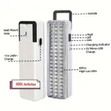 Lampe de secours LED, portable, murale, rechargeable