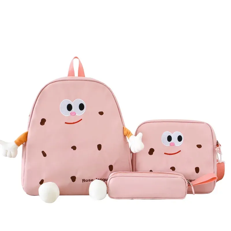 Ensemble de sac d’école Kawai pour adolescents 3Pcs  – محفظة 3 قطع كاواي