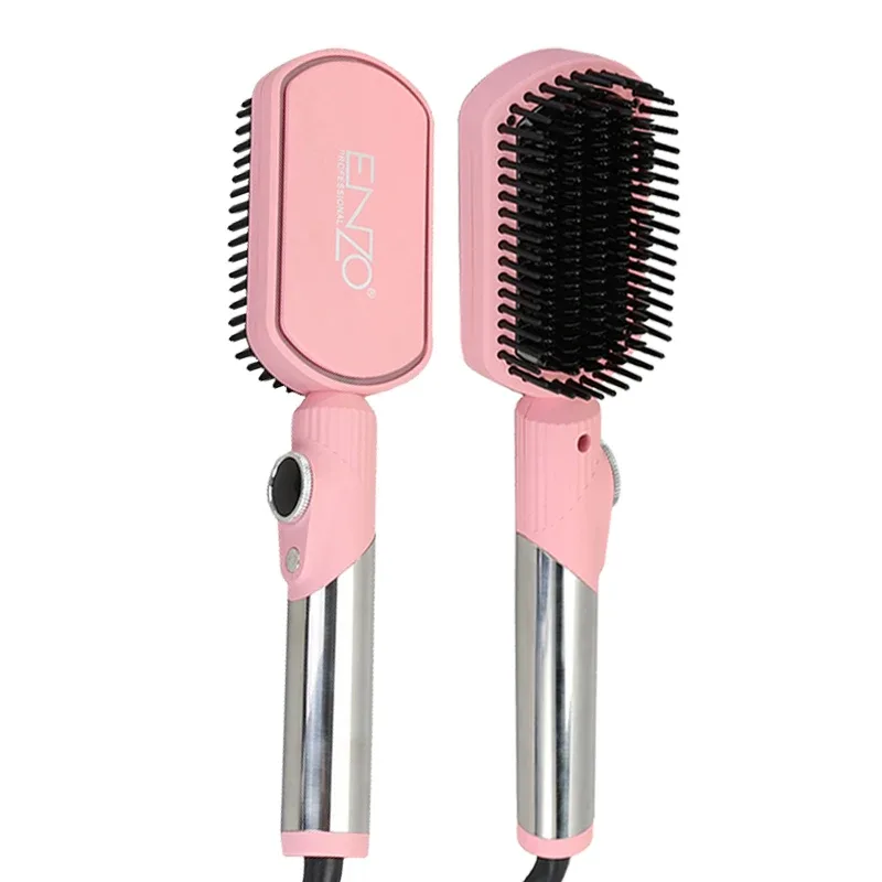 ENZO  Brosse Chauffante Lissante & Bouclante Keratine EN-4002