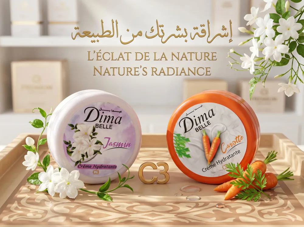 كريم مرطب Dima Belle بخلاصة الجزر (Carotte).