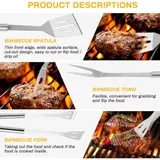 طقم أدوات الشواء الاحترافي من الستانلس ستيل 🔥🍖