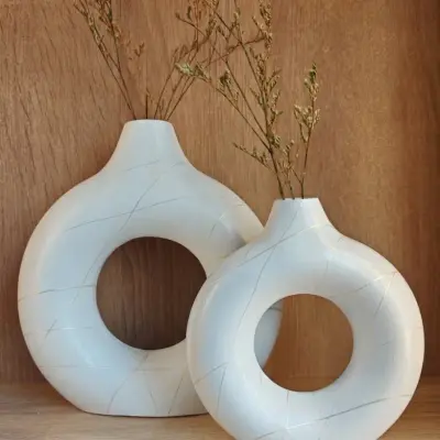 مزهريات 2 دونات