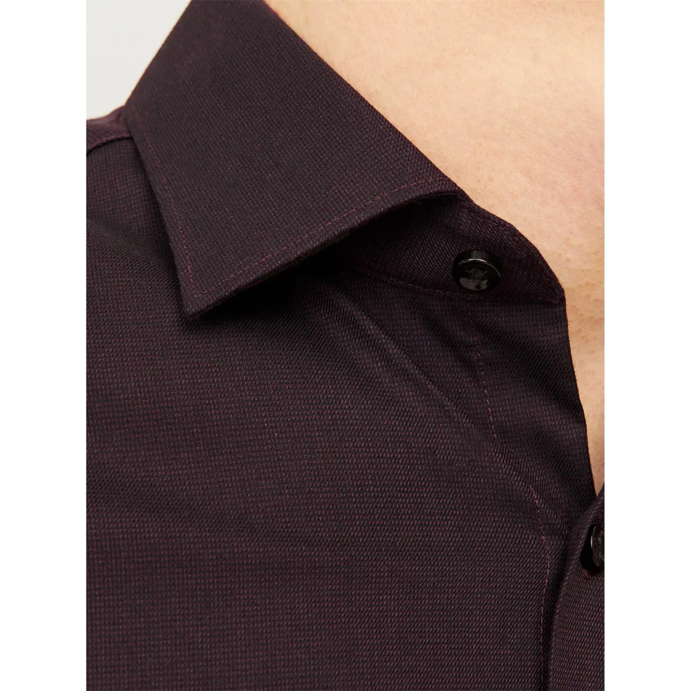 Chemise JACK & JONES  Parker slim Fit Bordeau