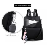 Sac à dos oxford Antivol étanche Pour Femme – Noir