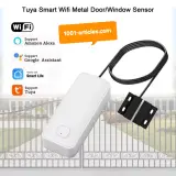 Capteur intelligent magnétique d'ouverture de porte / fenêtre - Tuya Smart Wifi.