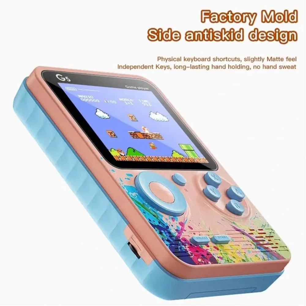 Console de jeu portable avec 500 jeux intégrés