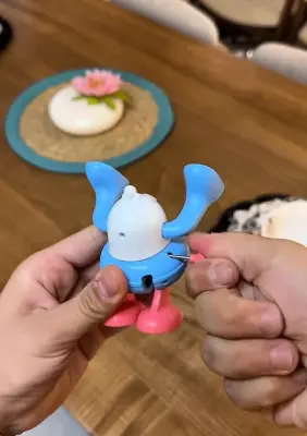 Poussin Aviateur à Remonter – Jouet Mécanique Vintage