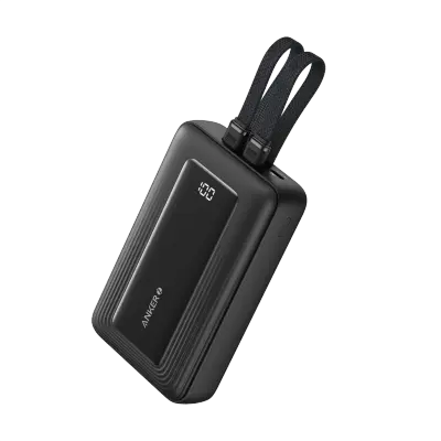Anker Zolo Power Bank (20K, Built-In USB-C and Lightning Cable)