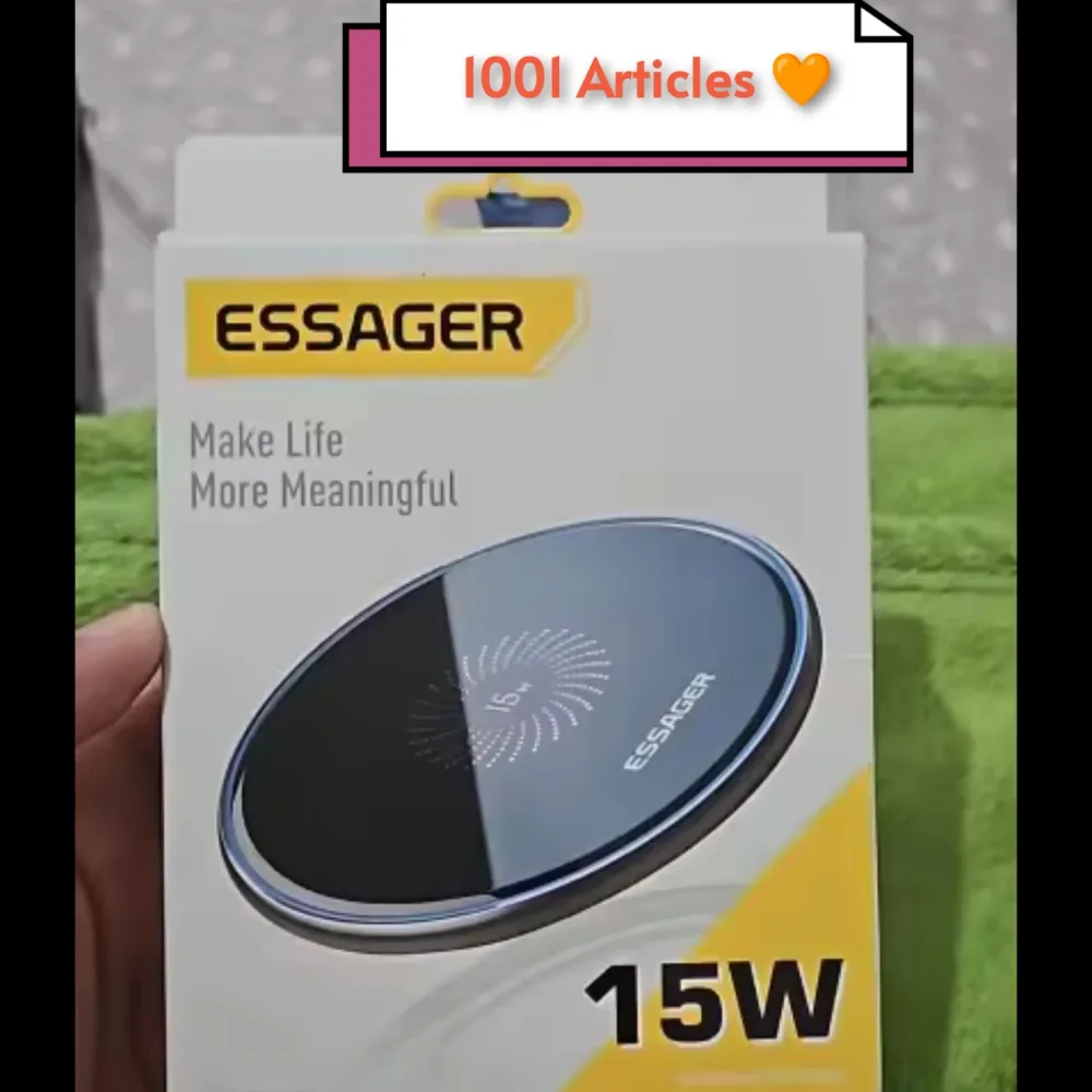 Wireless Charger - Chargeur Rapide sans fil ESSAGER Type C