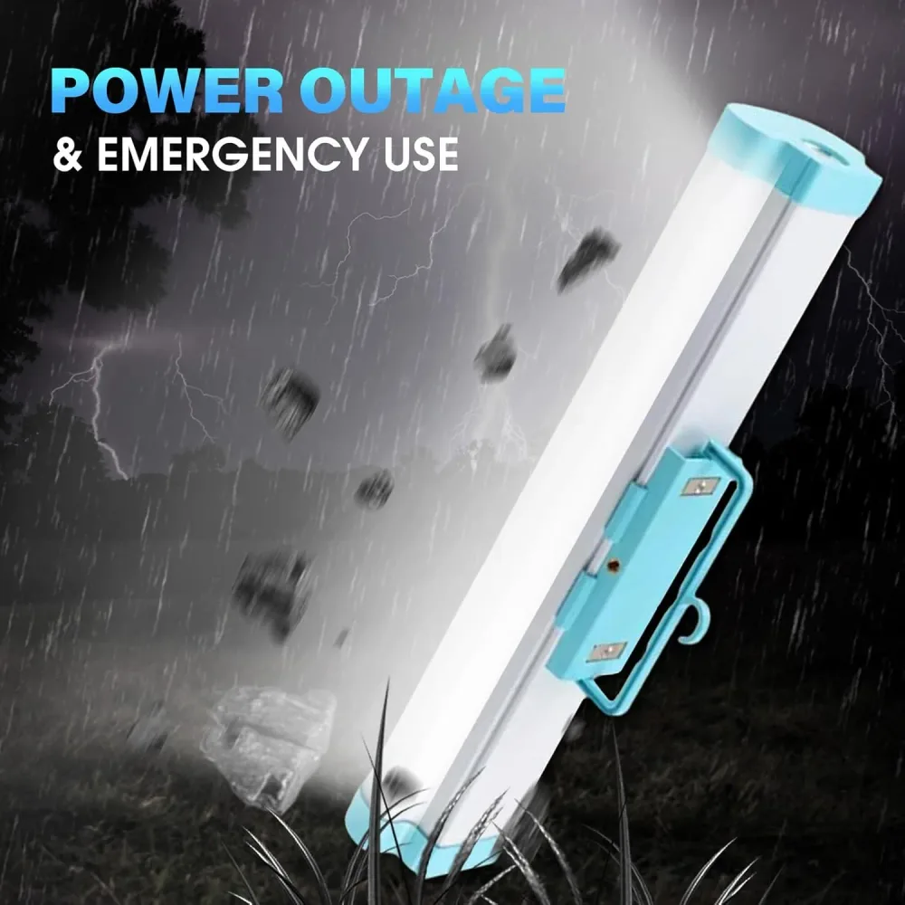 Lanterne de Camping 5-en-1 avec Power Bank PM 3000mAh - مصباح التخييم المغناطيسي متعدد المهام