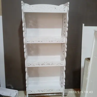 Decorative Four-Tier Wall Rack CNC File