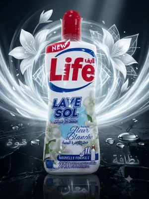 Life LAVESOL 1L (عطر الزهرة البيضاء)