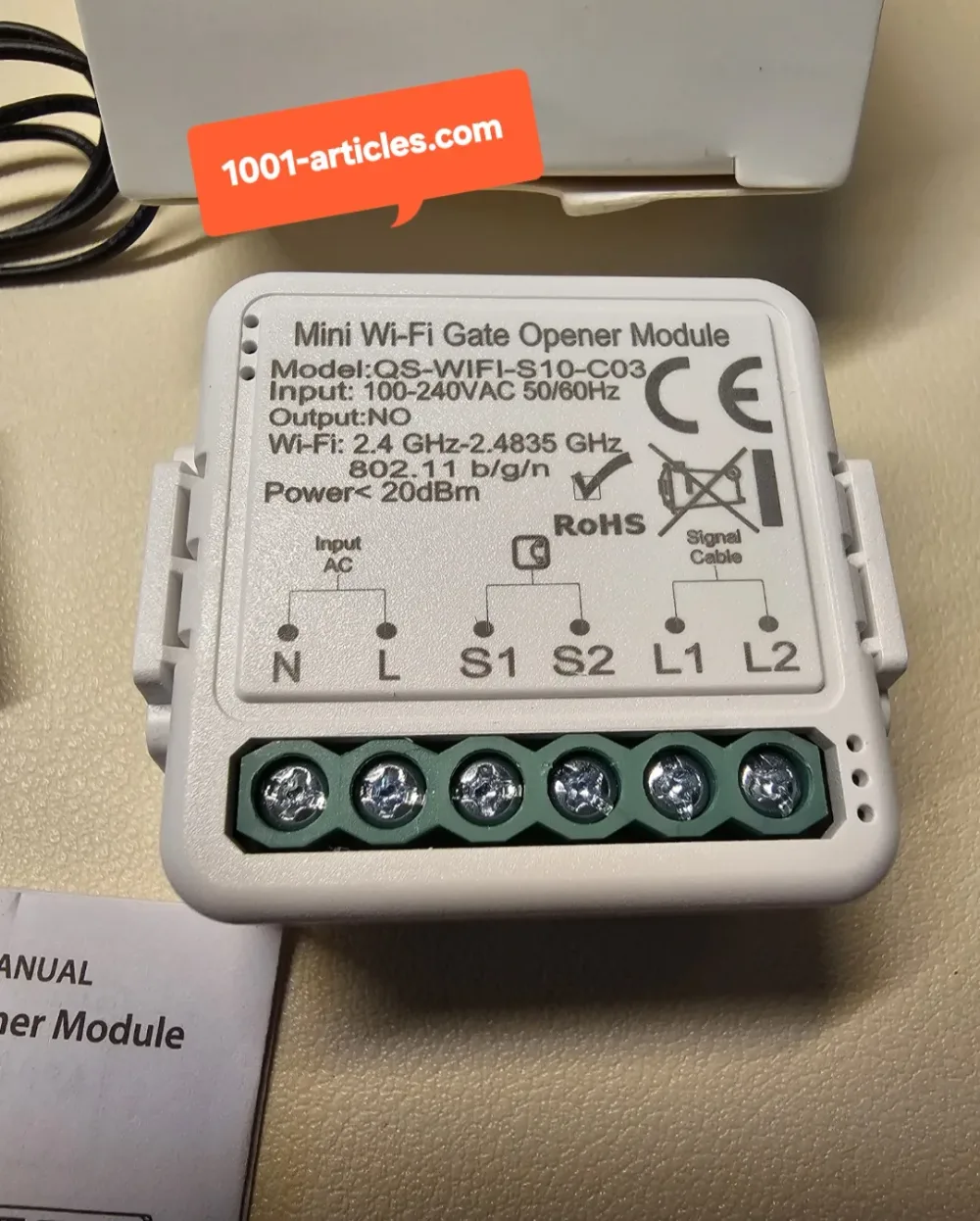 Module contrôleur seul, intelligent, ouverture de porte de garage, Wifi, Tuya Smart.