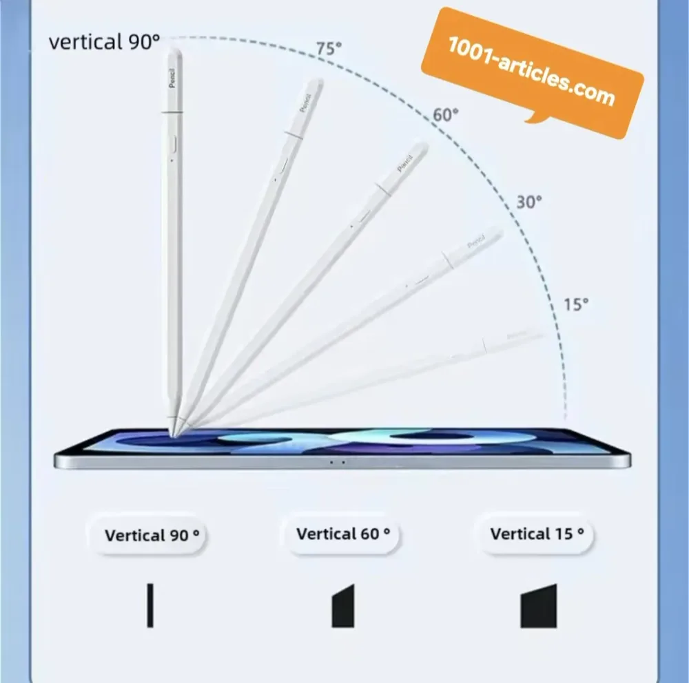 Stylet M4 pour IPad 2026 - Type C - Palm Rejection - 02 Embouts