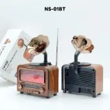 Haut-Parleur Bluetooth Vintage avec Radio NNS NS-01BT - مكبر صوت ومذياع كلاسيكي بلوتوث