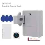 Serrure numérique de tiroir Invisible à capteur intelligent, carte RFID