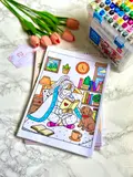 Cute Adult Coloring Book