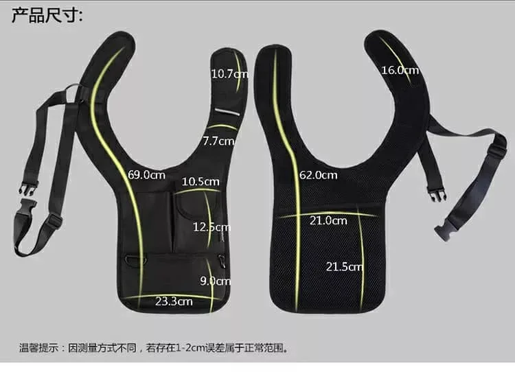 Sacoche sous-bras Anti-vol Multi-Poche Design Élégant Pour Voyage Quotidien