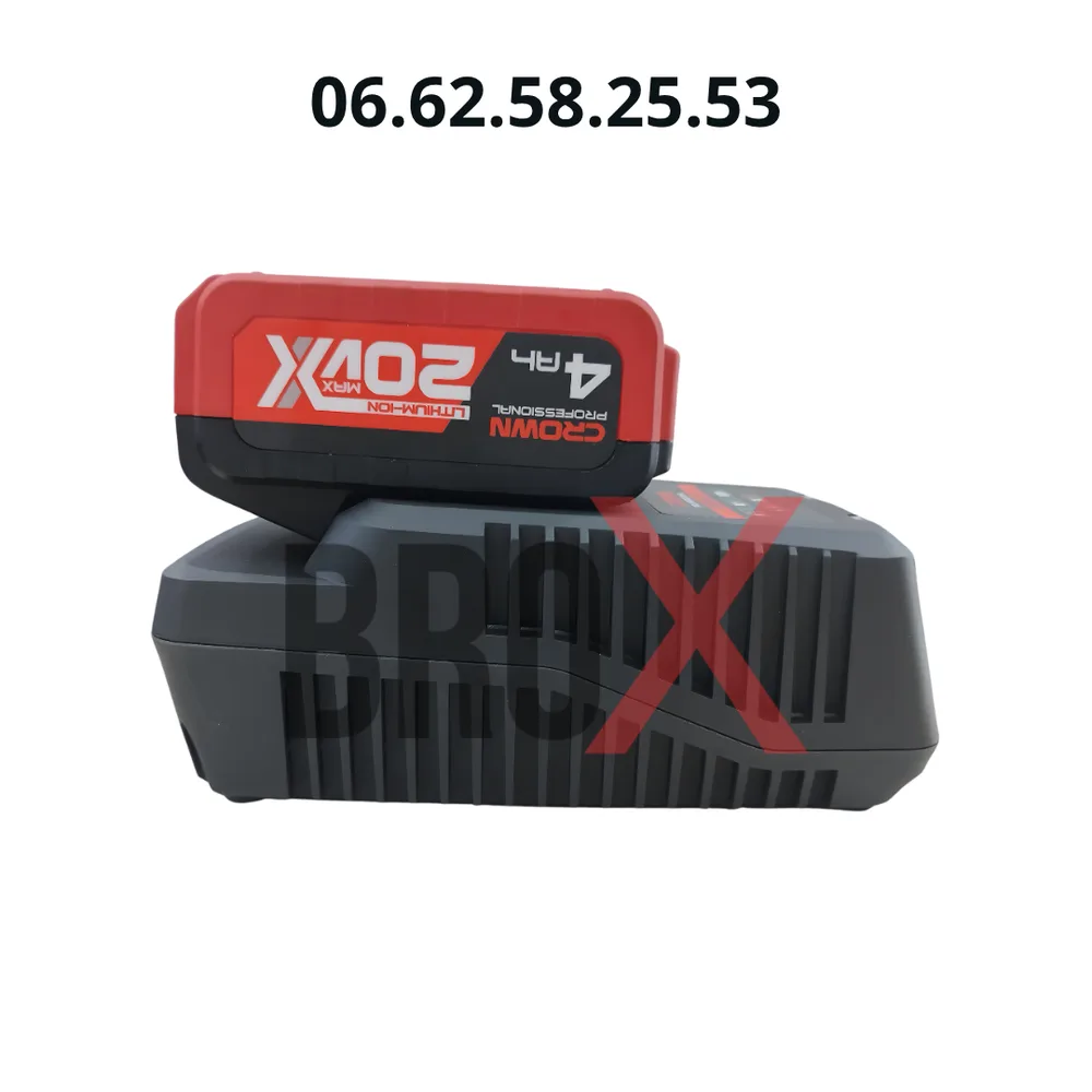 Clé à Chocs Boulonneuse Sans Fil 20V MAX 1/2″ 350Nm 2 batteries 4.0AH chargeur et valise CT22050HX-4 BMC CROWN
