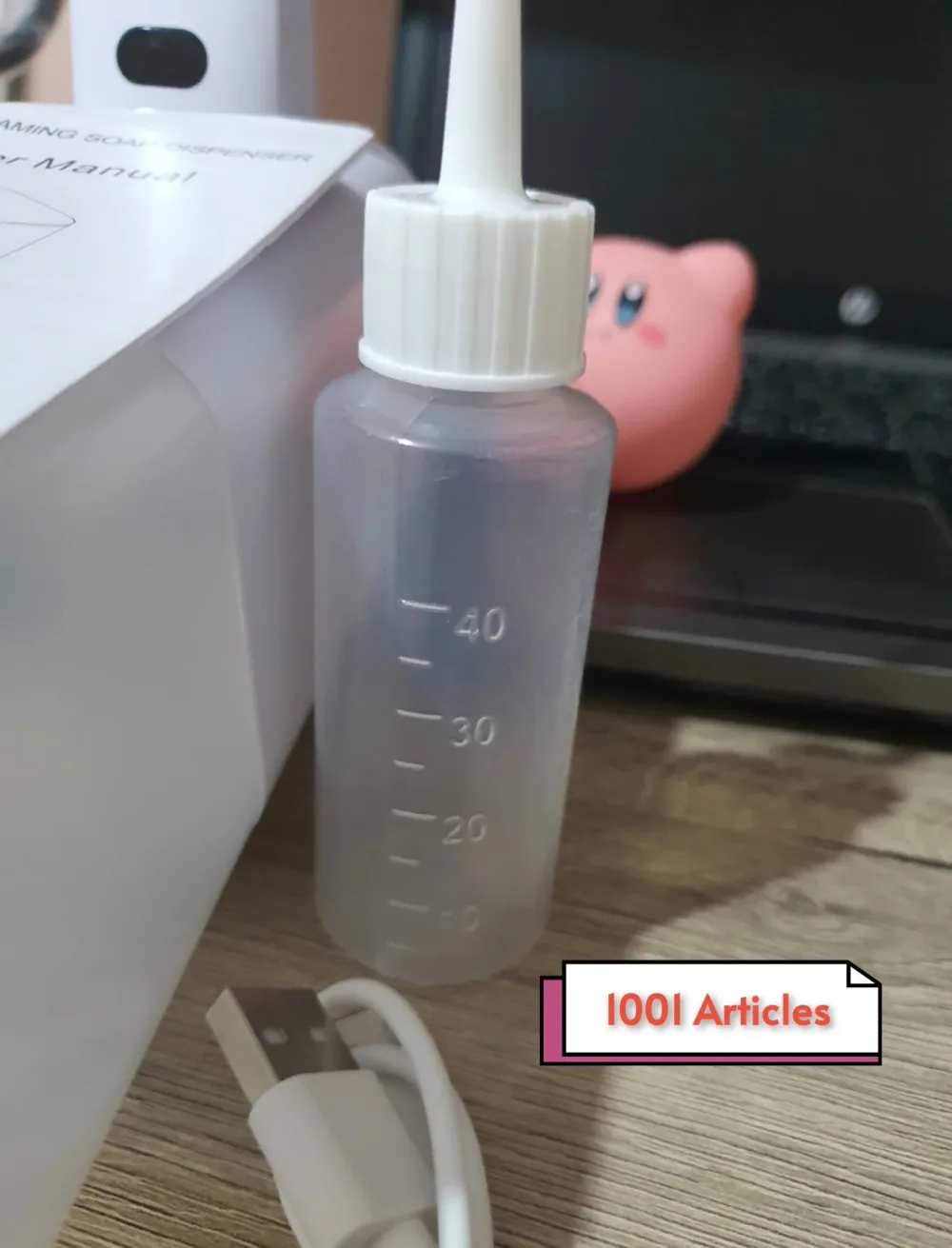 Distributeur sans contact de mousse de savon - rechargeable USB Type C
