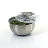 Essoreuse à Salade en Inox – FIVE "3, 2, 1, Essorez !" 🥗