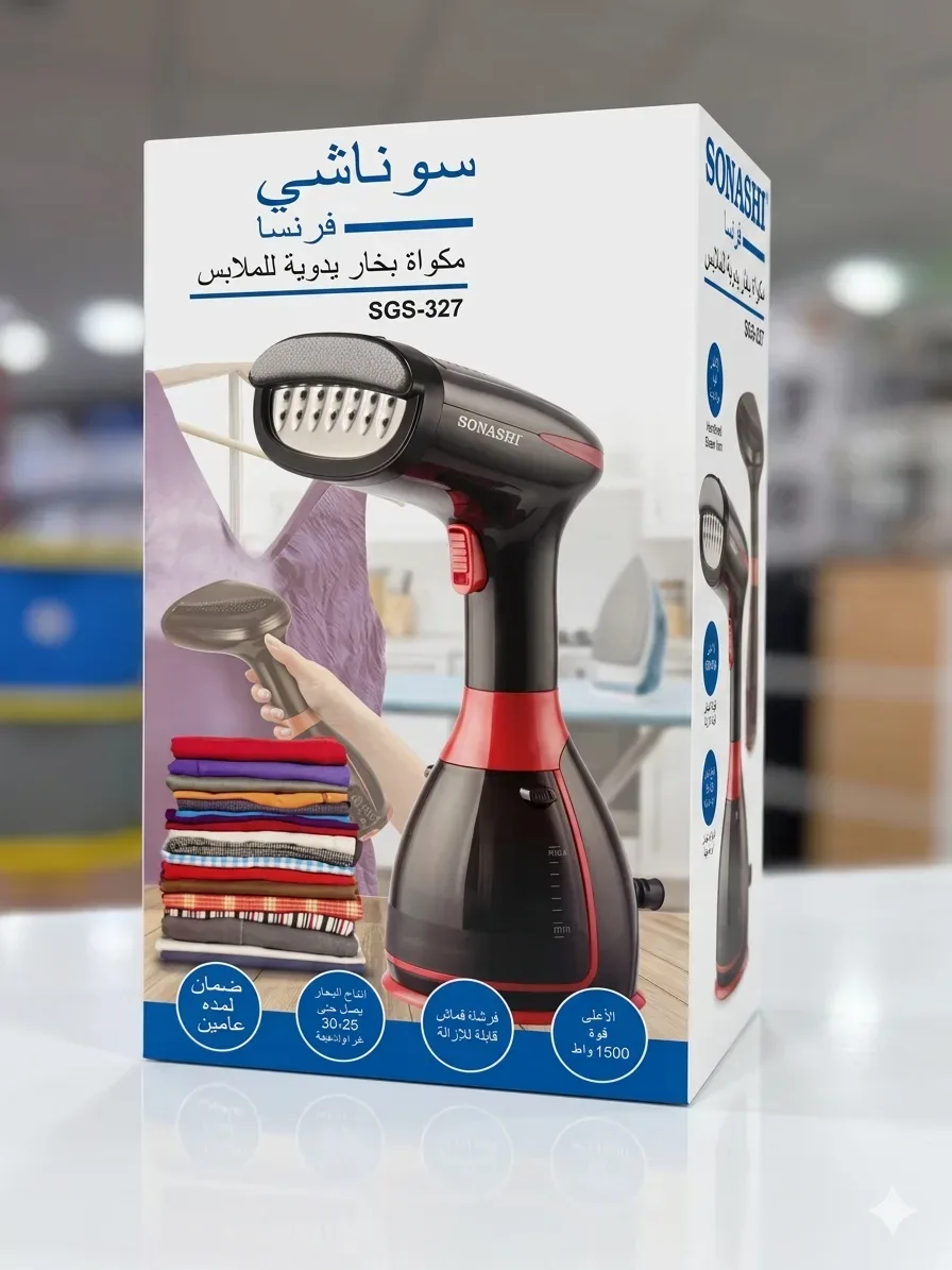 مكواة البخار اليدوية من سوناشي (Sonashi)