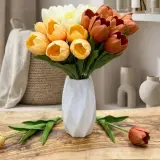 Bouquet de fleurs, tulipes,7p