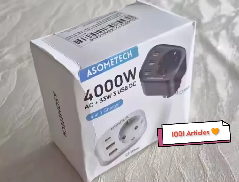 ASOMETECH 33W GaN Chargeur Murale