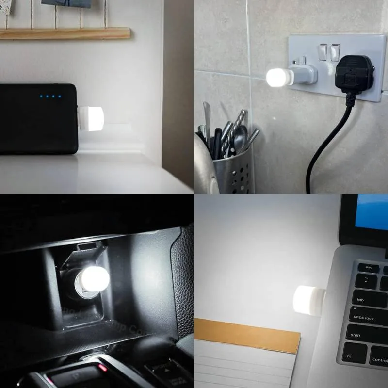 Mini lampe LED USB 1W blanche