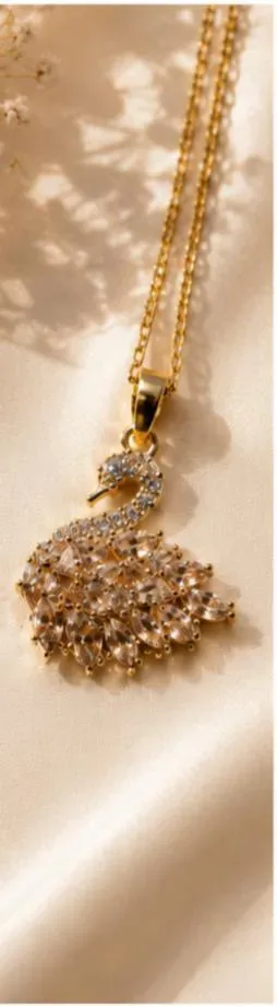 Collier Cygne Élégance ✨