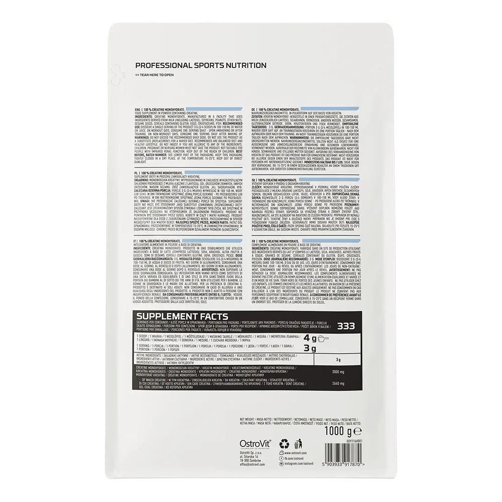 CREATINE OSTROVIT 1KG