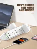 Power Strip SC10610  10 AC Outlets Universal